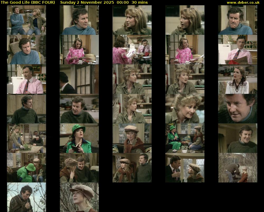 The Good Life (BBC FOUR) Sunday 2 November 2025 00:00 - 00:30