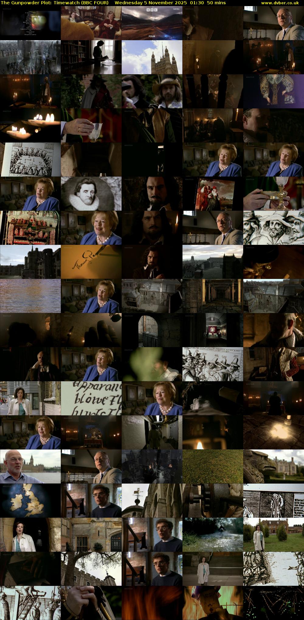The Gunpowder Plot: Timewatch (BBC FOUR) Wednesday 5 November 2025 01:30 - 02:20