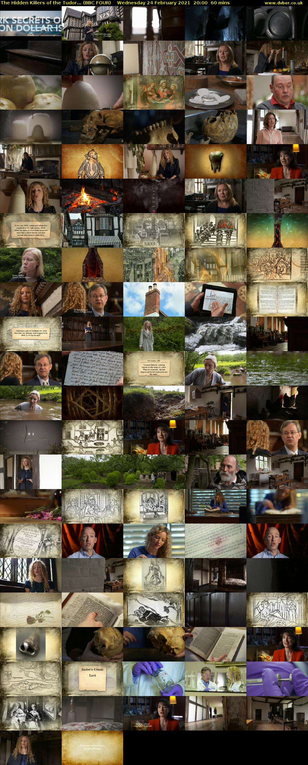 The Hidden Killers of the Tudor... (BBC FOUR) Wednesday 24 February 2021 20:00 - 21:00
