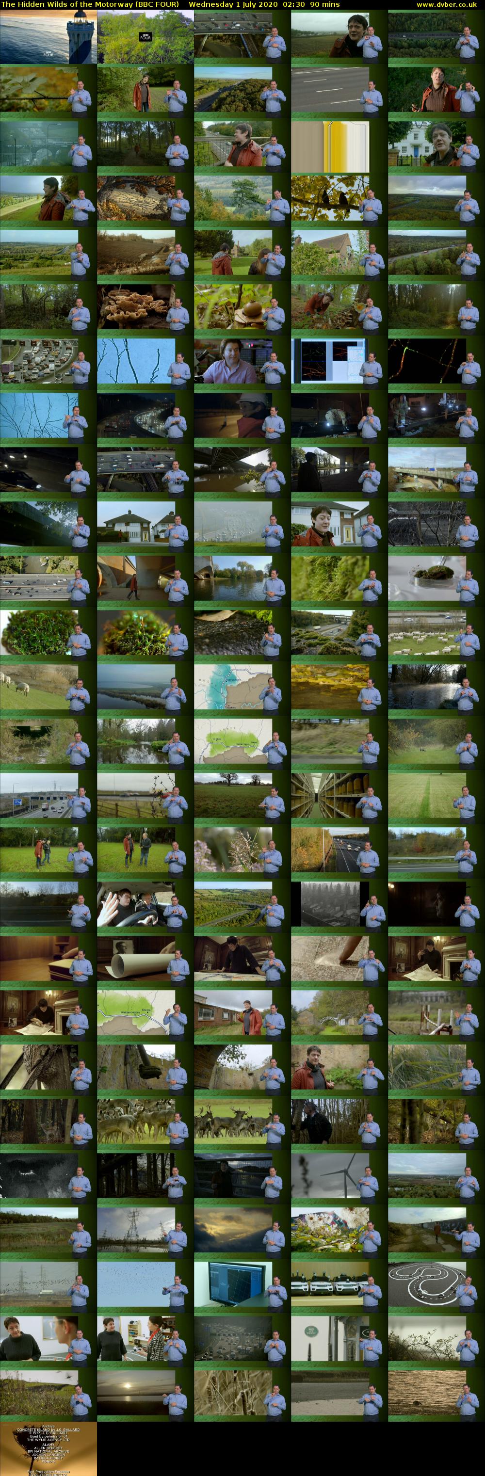 The Hidden Wilds of the Motorway (BBC FOUR) Wednesday 1 July 2020 02:30 - 04:00