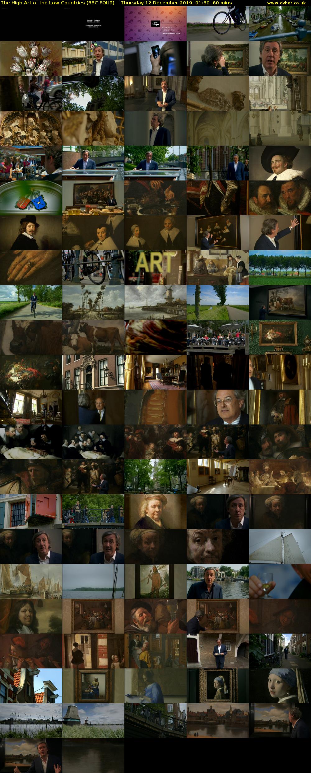 The High Art of the Low Countries (BBC FOUR) Thursday 12 December 2019 01:30 - 02:30