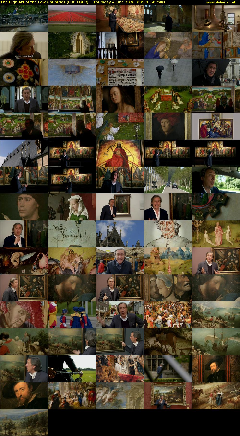 The High Art of the Low Countries (BBC FOUR) Thursday 4 June 2020 00:00 - 01:00