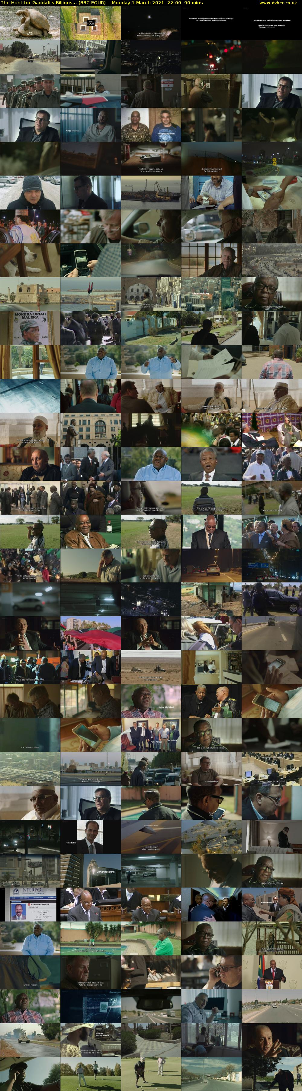 The Hunt for Gaddafi's Billions... (BBC FOUR) Monday 1 March 2021 22:00 - 23:30