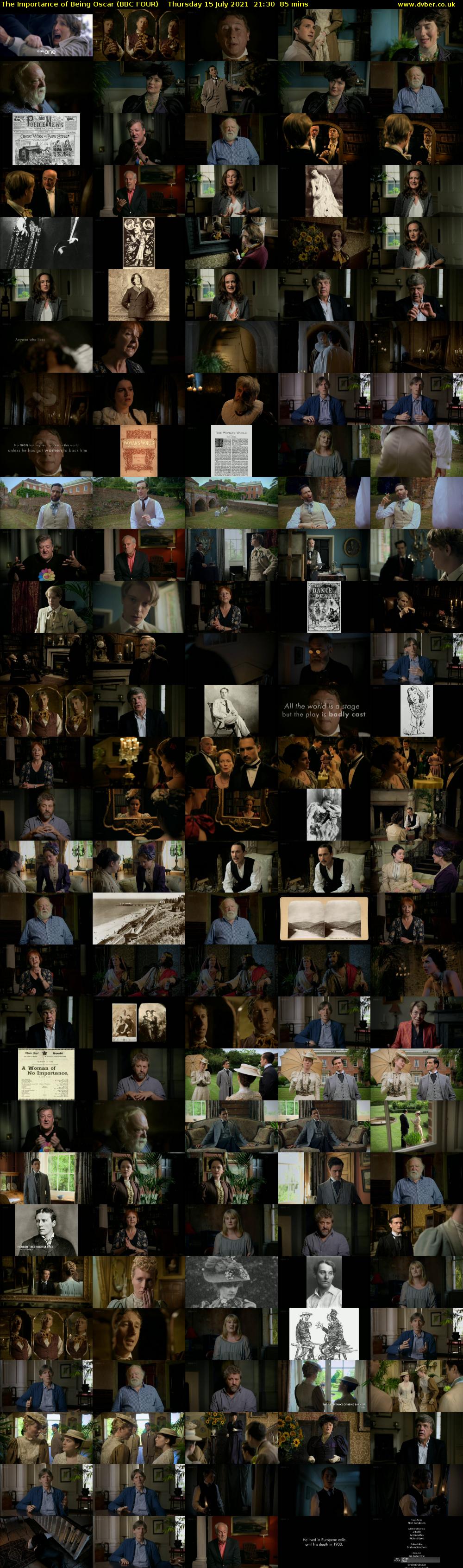 The Importance of Being Oscar (BBC FOUR) Thursday 15 July 2021 21:30 - 22:55