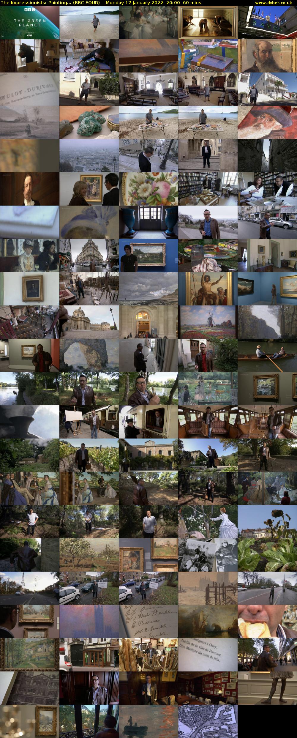 The Impressionists: Painting... (BBC FOUR) Monday 17 January 2022 20:00 - 21:00