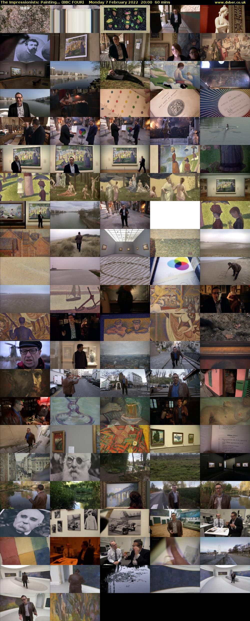 The Impressionists: Painting... (BBC FOUR) Monday 7 February 2022 20:00 - 21:00