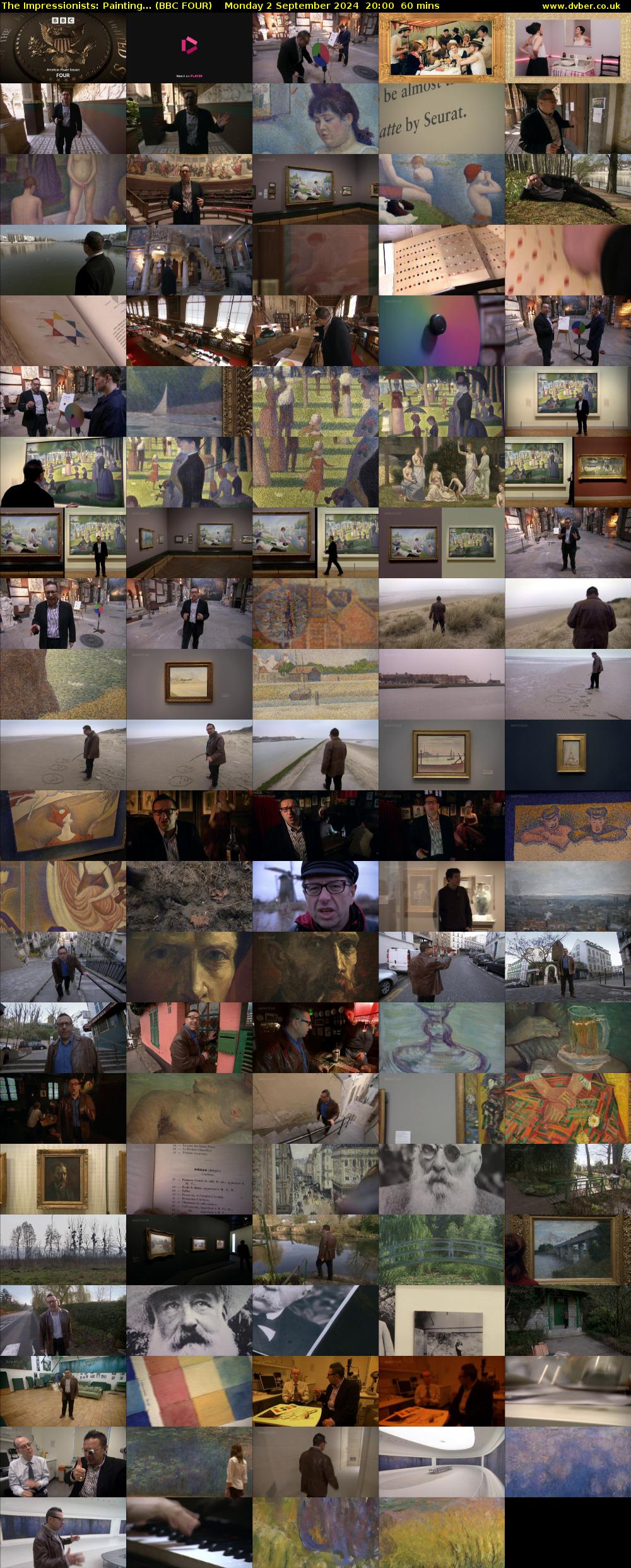 The Impressionists: Painting... (BBC FOUR) Monday 2 September 2024 20:00 - 21:00