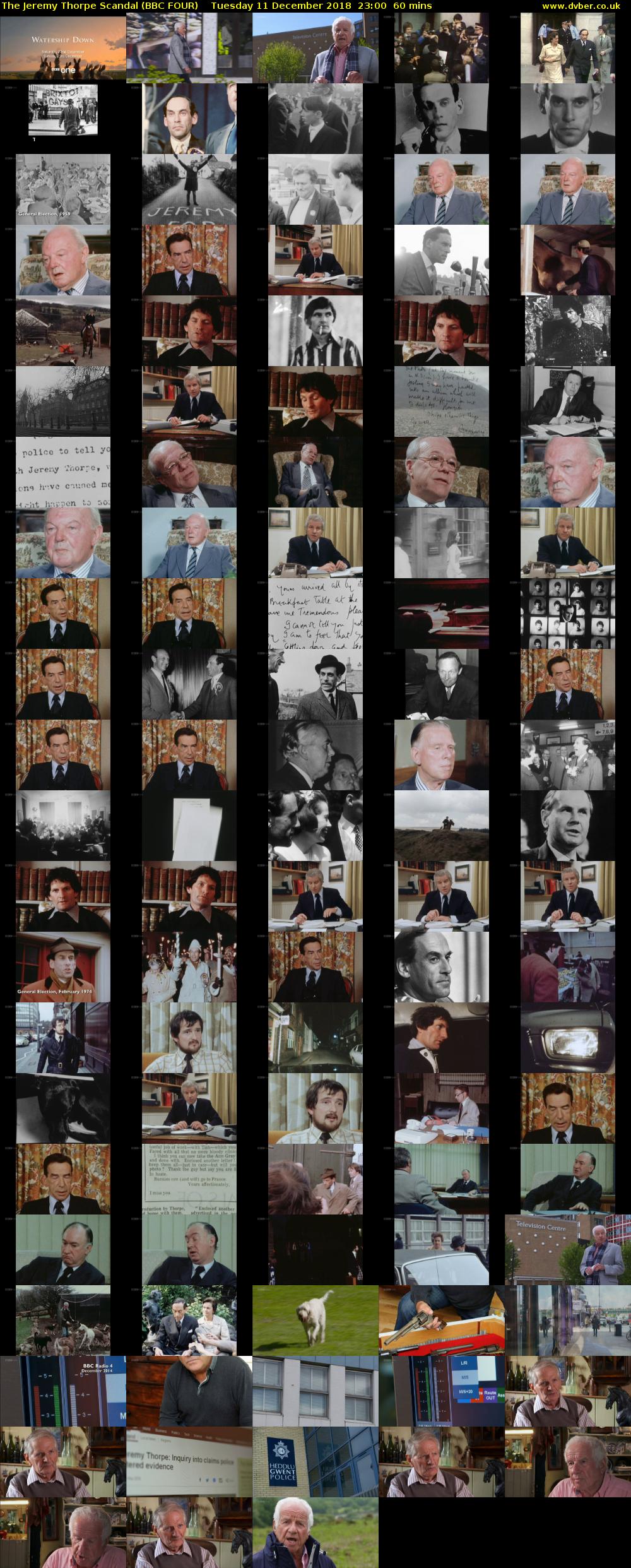 The Jeremy Thorpe Scandal (BBC FOUR) Tuesday 11 December 2018 23:00 - 00:00