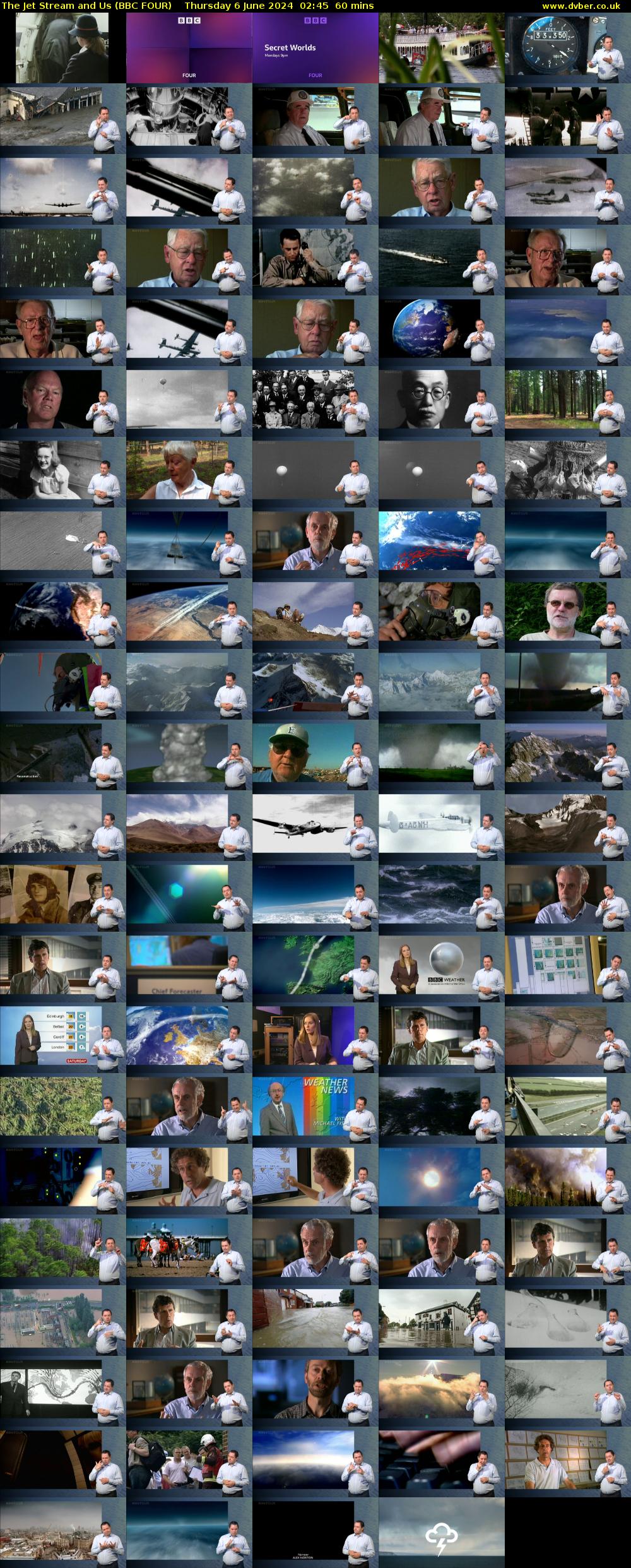 The Jet Stream and Us (BBC FOUR) Thursday 6 June 2024 02:45 - 03:45