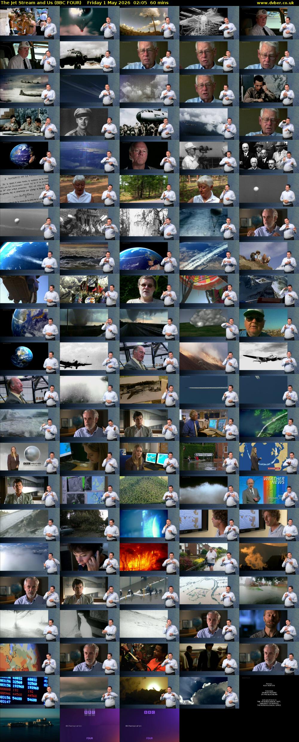 The Jet Stream and Us (BBC FOUR) Friday 1 May 2026 02:05 - 03:05
