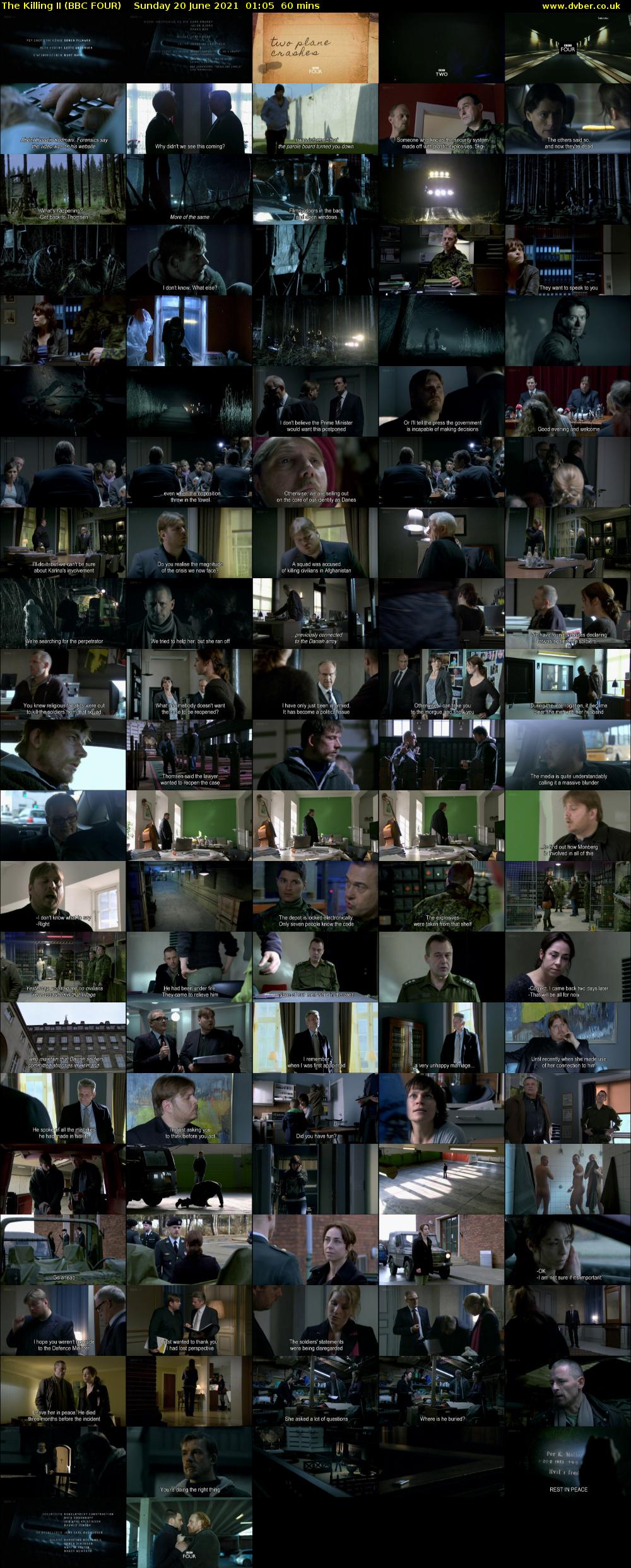 The Killing II (BBC FOUR) Sunday 20 June 2021 01:05 - 02:05
