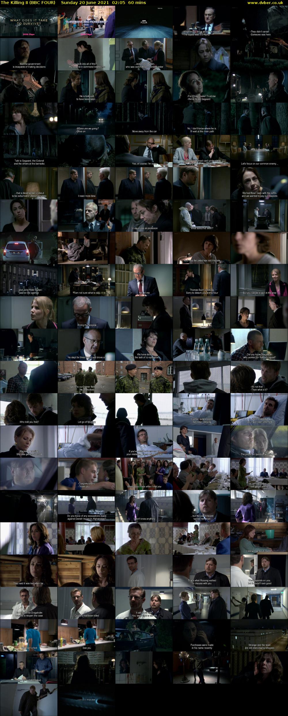The Killing II (BBC FOUR) Sunday 20 June 2021 02:05 - 03:05