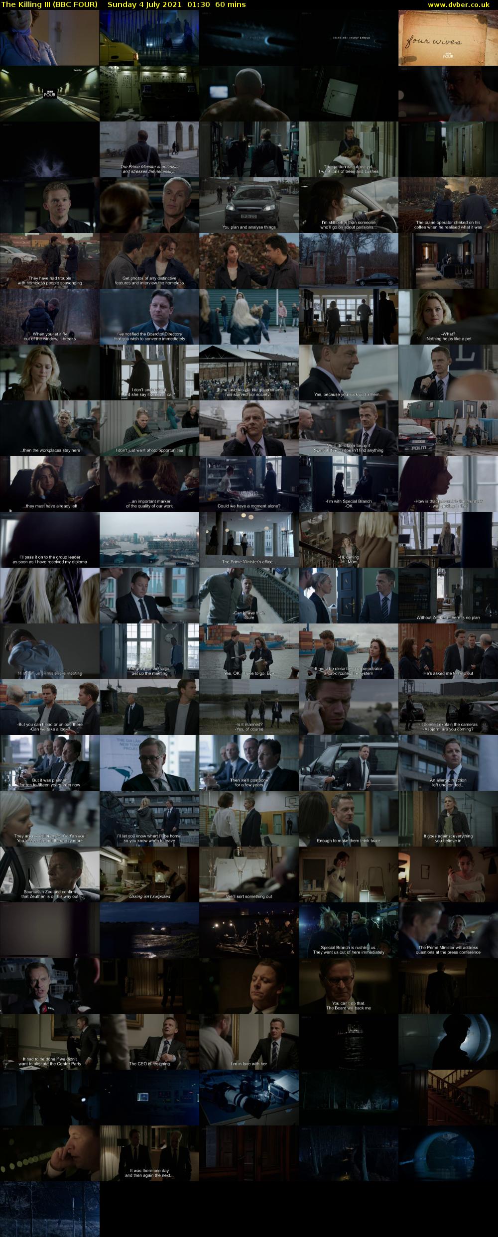 The Killing III (BBC FOUR) Sunday 4 July 2021 01:30 - 02:30