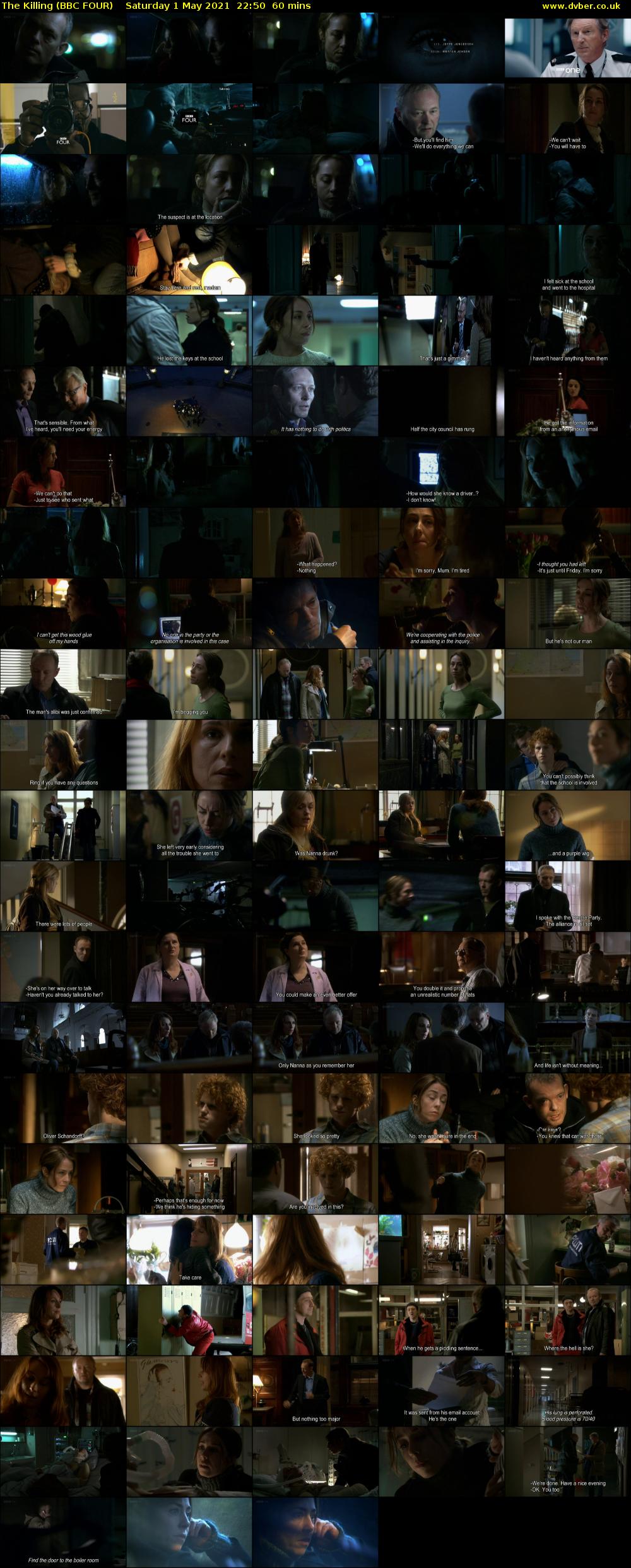 The Killing (BBC FOUR) Saturday 1 May 2021 22:50 - 23:50