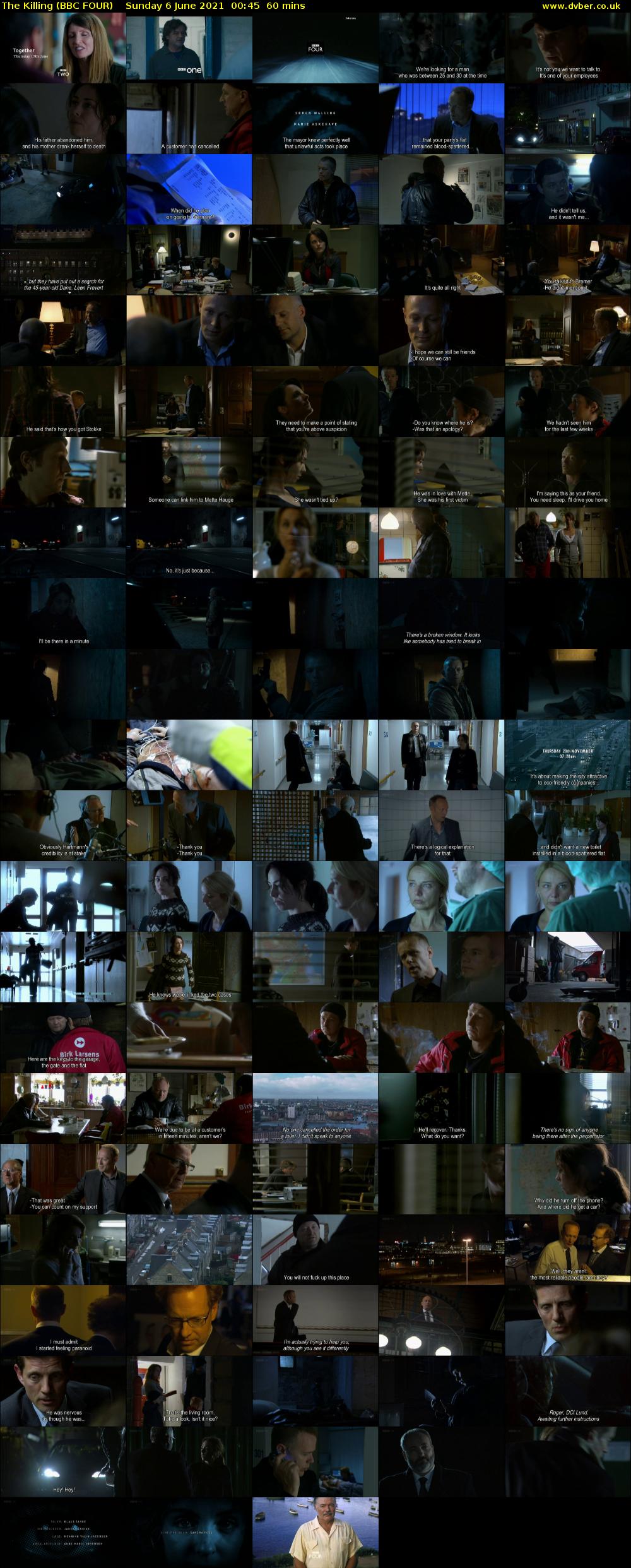 The Killing (BBC FOUR) Sunday 6 June 2021 00:45 - 01:45