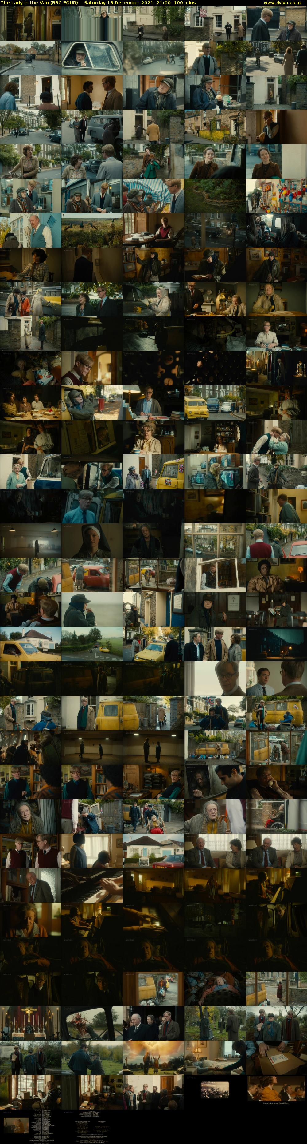 The Lady in the Van (BBC FOUR) Saturday 18 December 2021 21:00 - 22:40