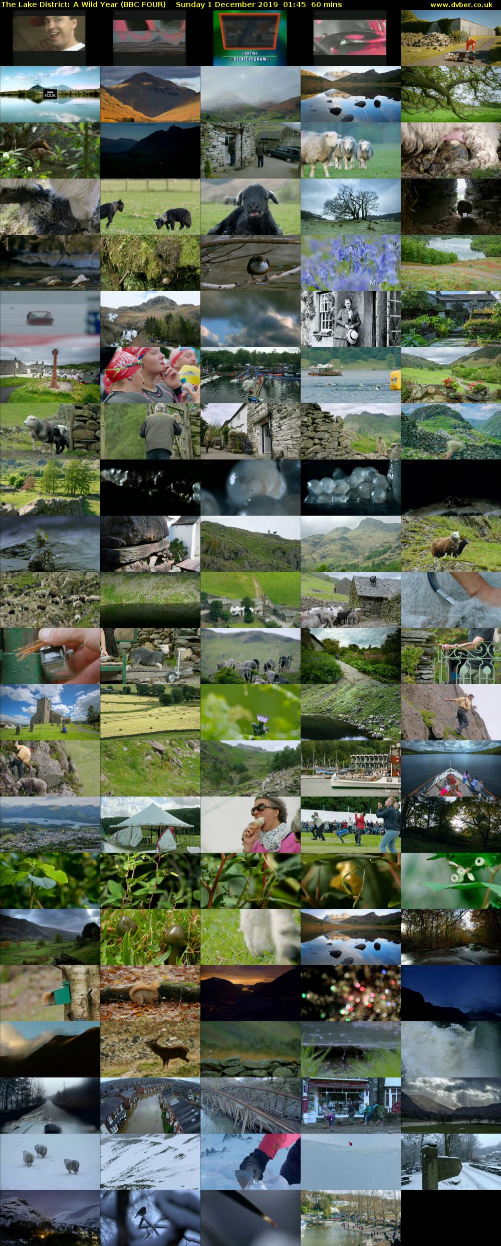 The Lake District: A Wild Year (BBC FOUR) Sunday 1 December 2019 01:45 - 02:45