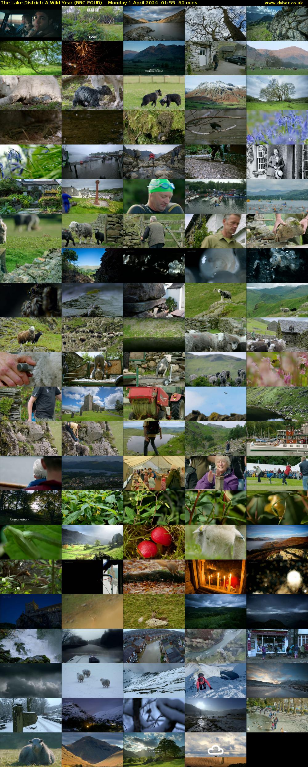 The Lake District: A Wild Year (BBC FOUR) Monday 1 April 2024 01:55 - 02:55