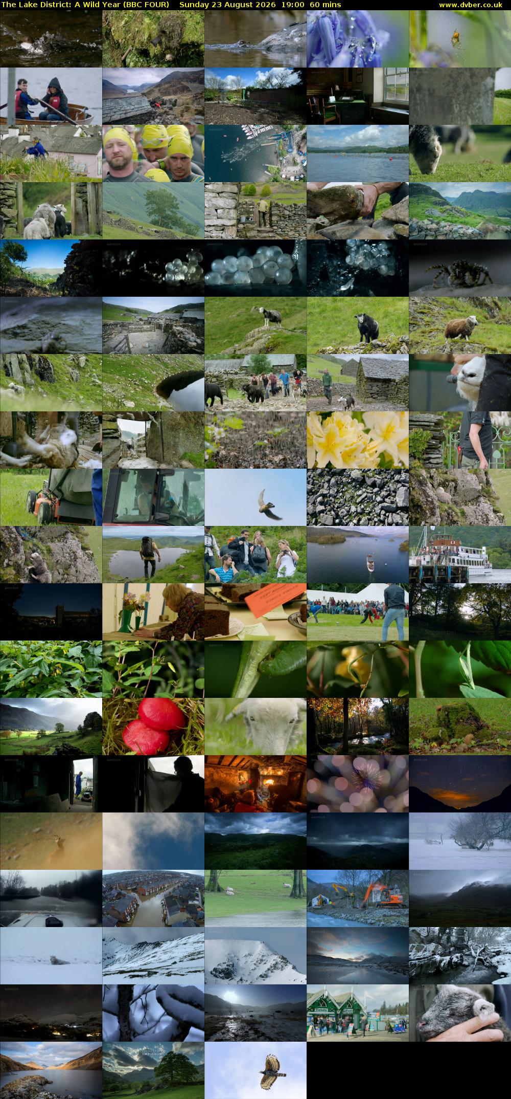 The Lake District: A Wild Year (BBC FOUR) Sunday 23 August 2026 19:00 - 20:00