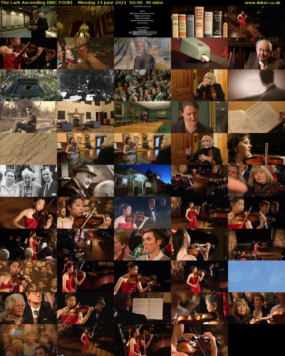 The Lark Ascending (BBC FOUR) Monday 14 June 2021 02:00 - 02:30