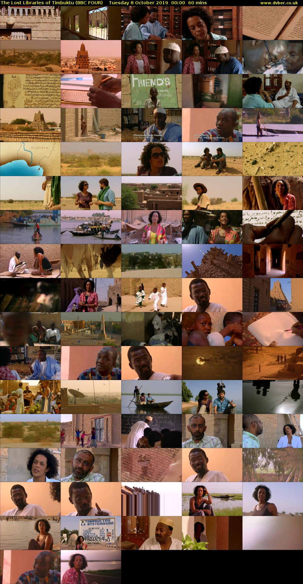 The Lost Libraries of Timbuktu (BBC FOUR) Tuesday 8 October 2019 00:00 - 01:00