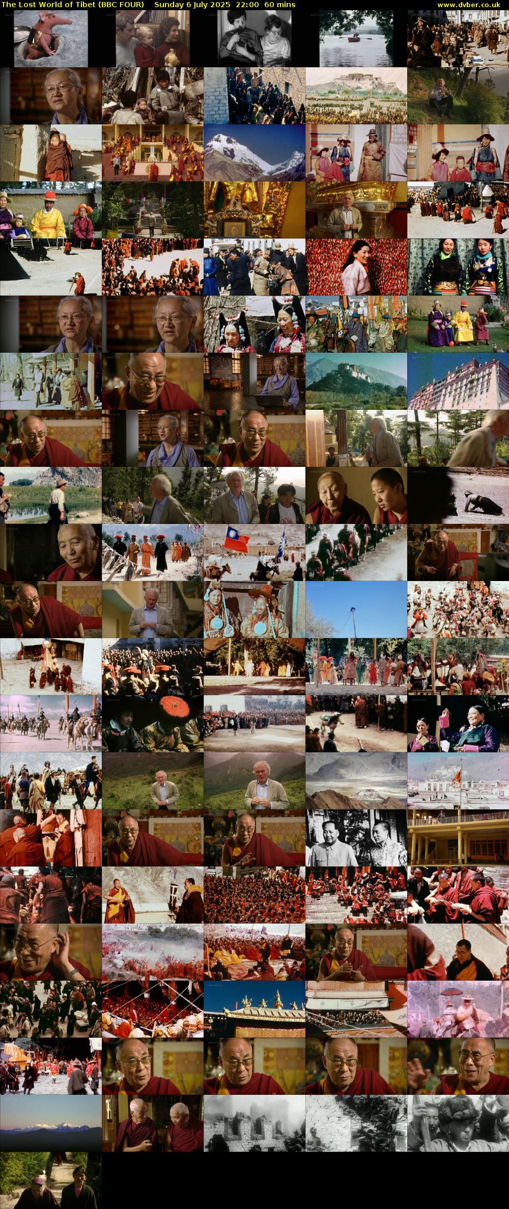 The Lost World of Tibet (BBC FOUR) Sunday 6 July 2025 22:00 - 23:00