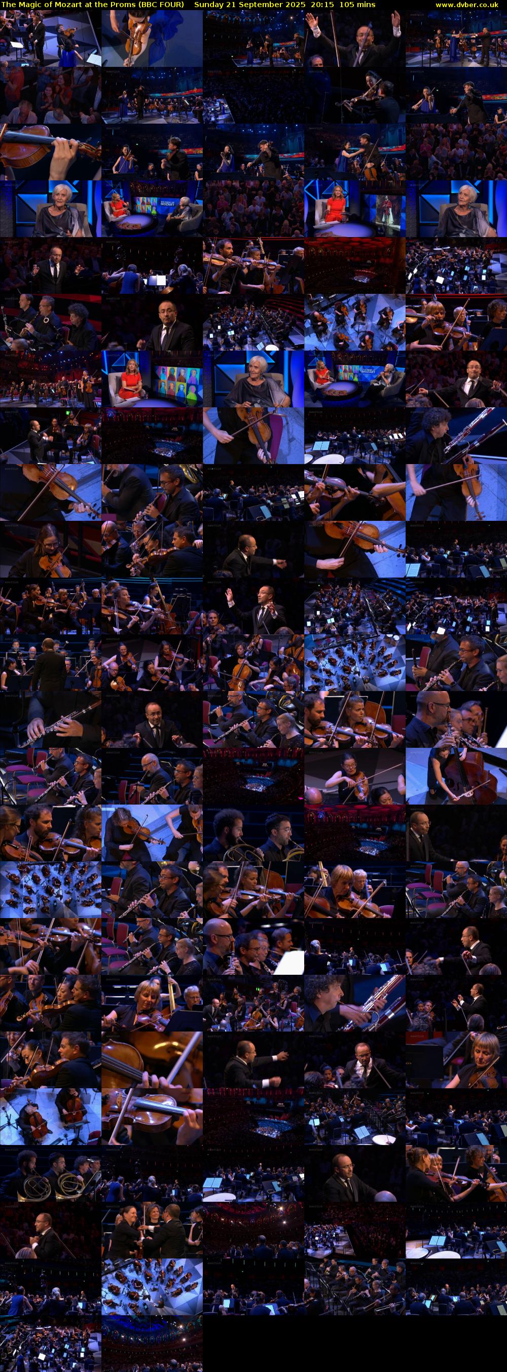 The Magic of Mozart at the Proms (BBC FOUR) Sunday 21 September 2025 20:15 - 22:00