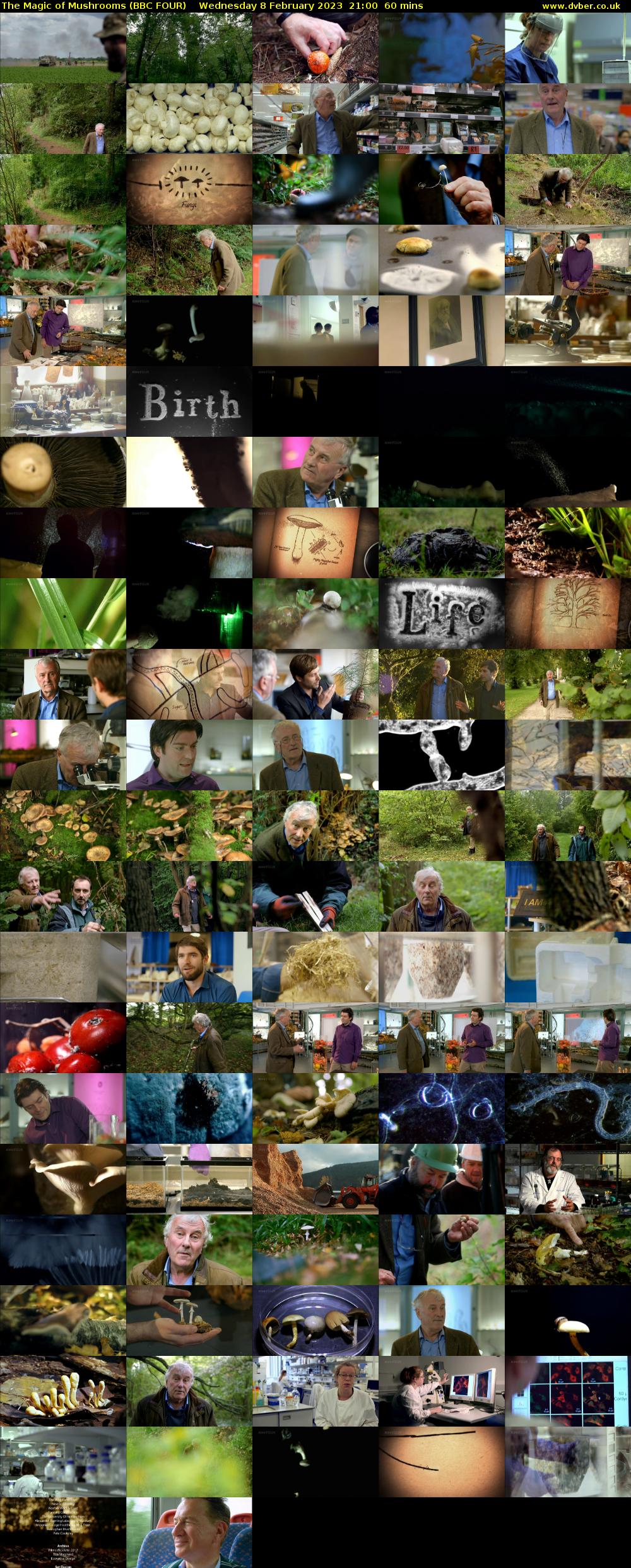 The Magic of Mushrooms (BBC FOUR) Wednesday 8 February 2023 21:00 - 22:00