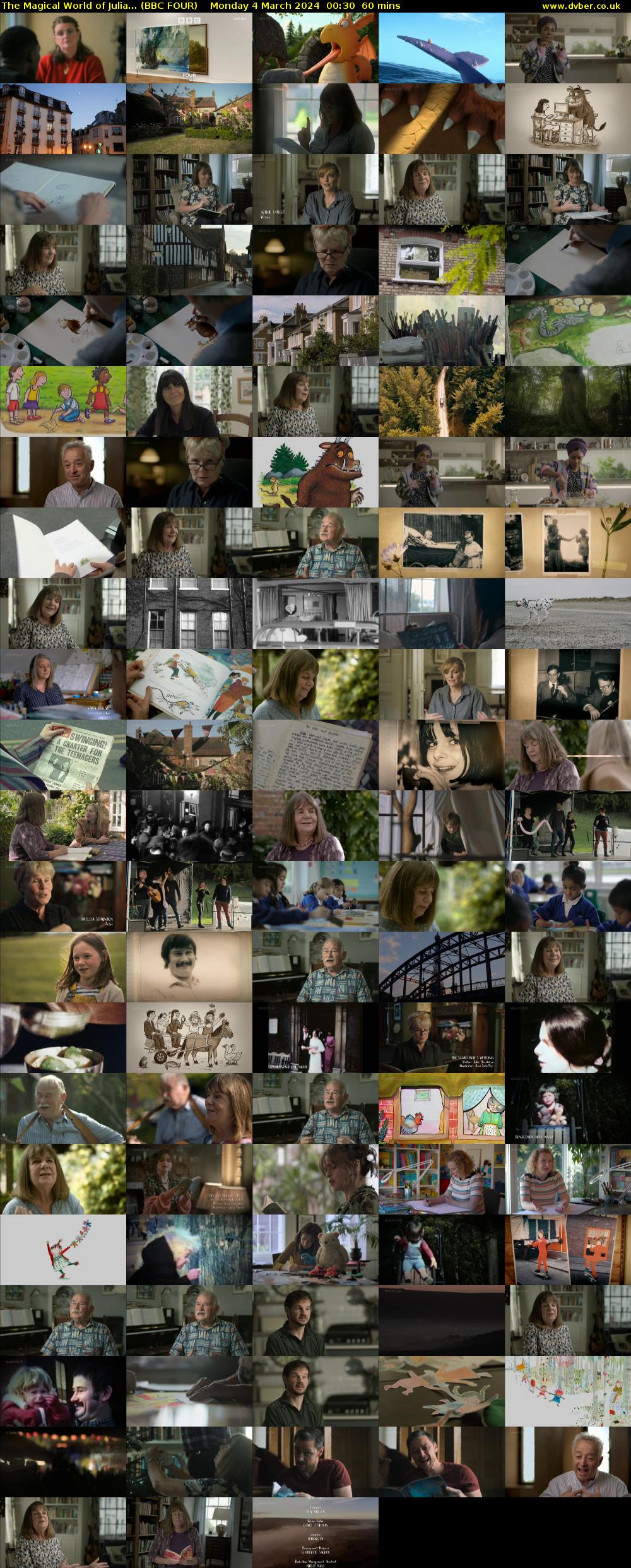 The Magical World of Julia... (BBC FOUR) Monday 4 March 2024 00:30 - 01:30