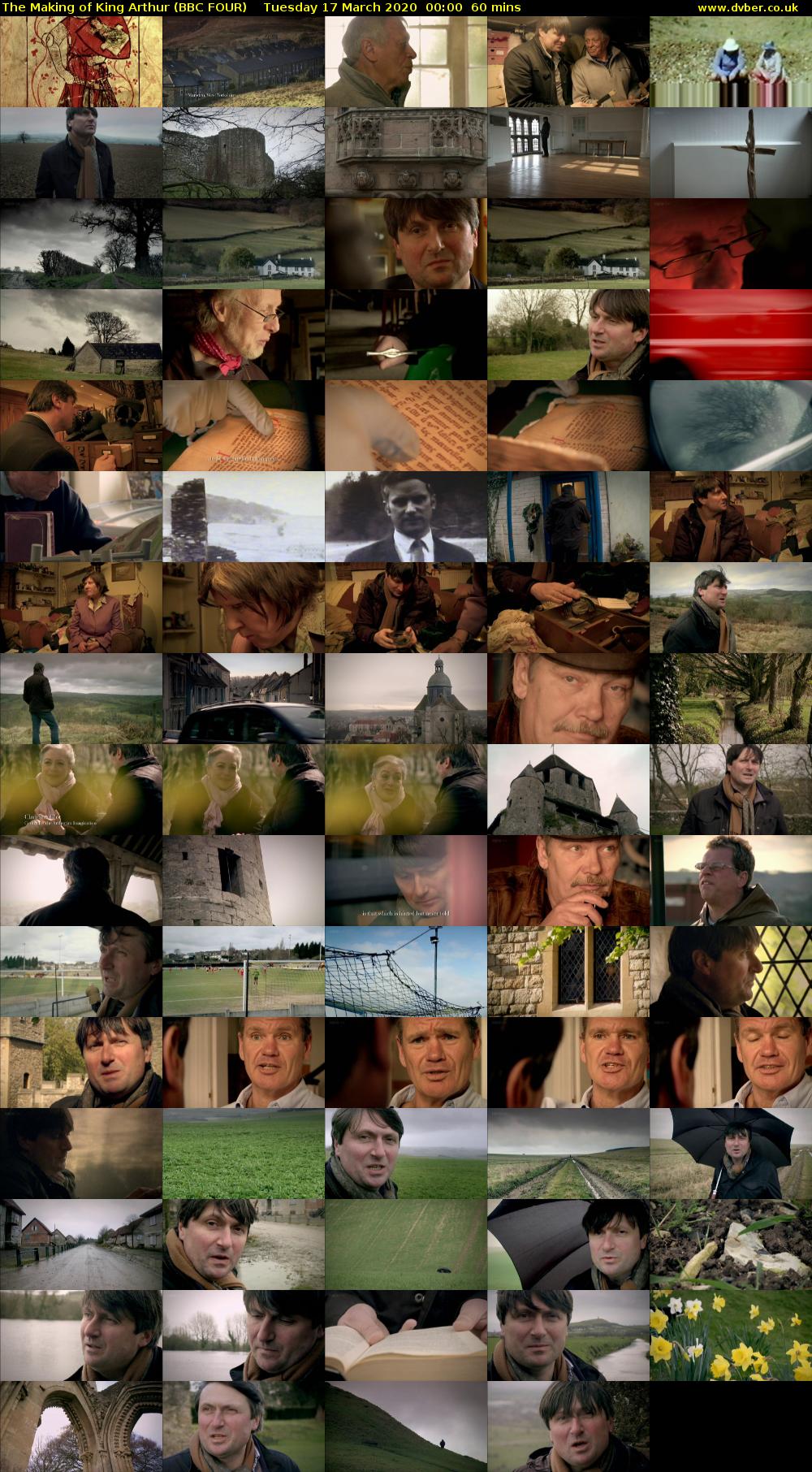 The Making of King Arthur (BBC FOUR) Tuesday 17 March 2020 00:00 - 01:00