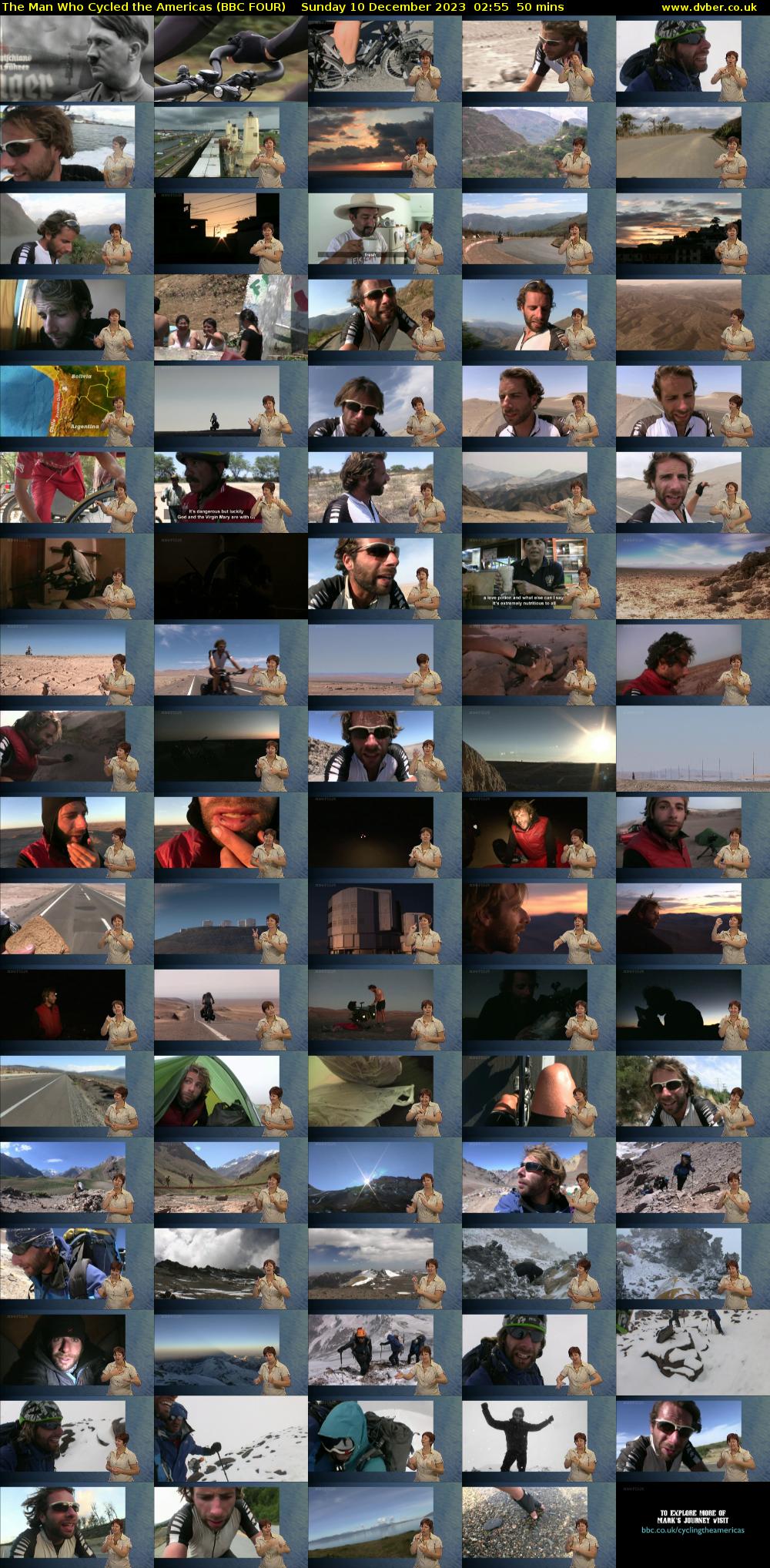 The Man Who Cycled the Americas (BBC FOUR) Sunday 10 December 2023 02:55 - 03:45