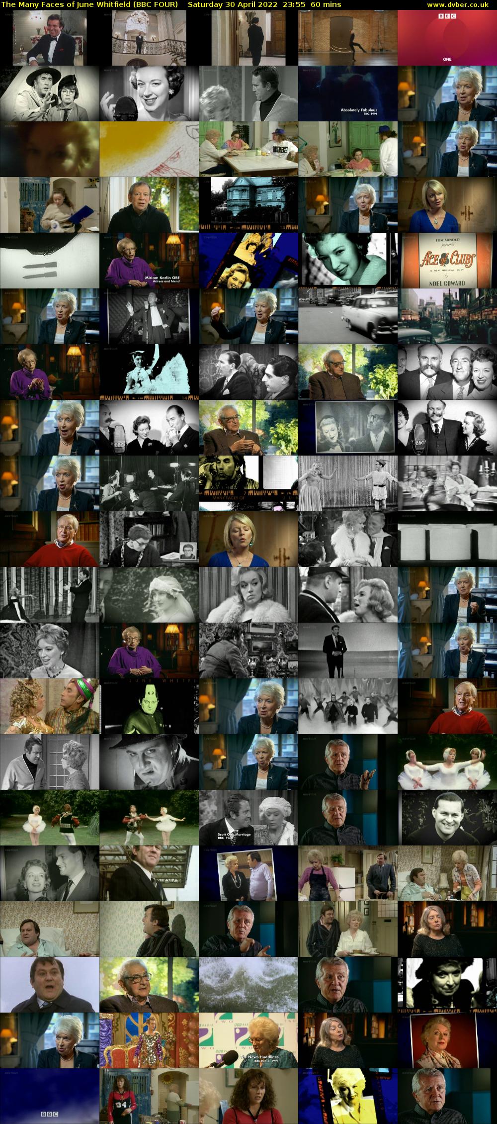 The Many Faces of June Whitfield (BBC FOUR) Saturday 30 April 2022 23:55 - 00:55