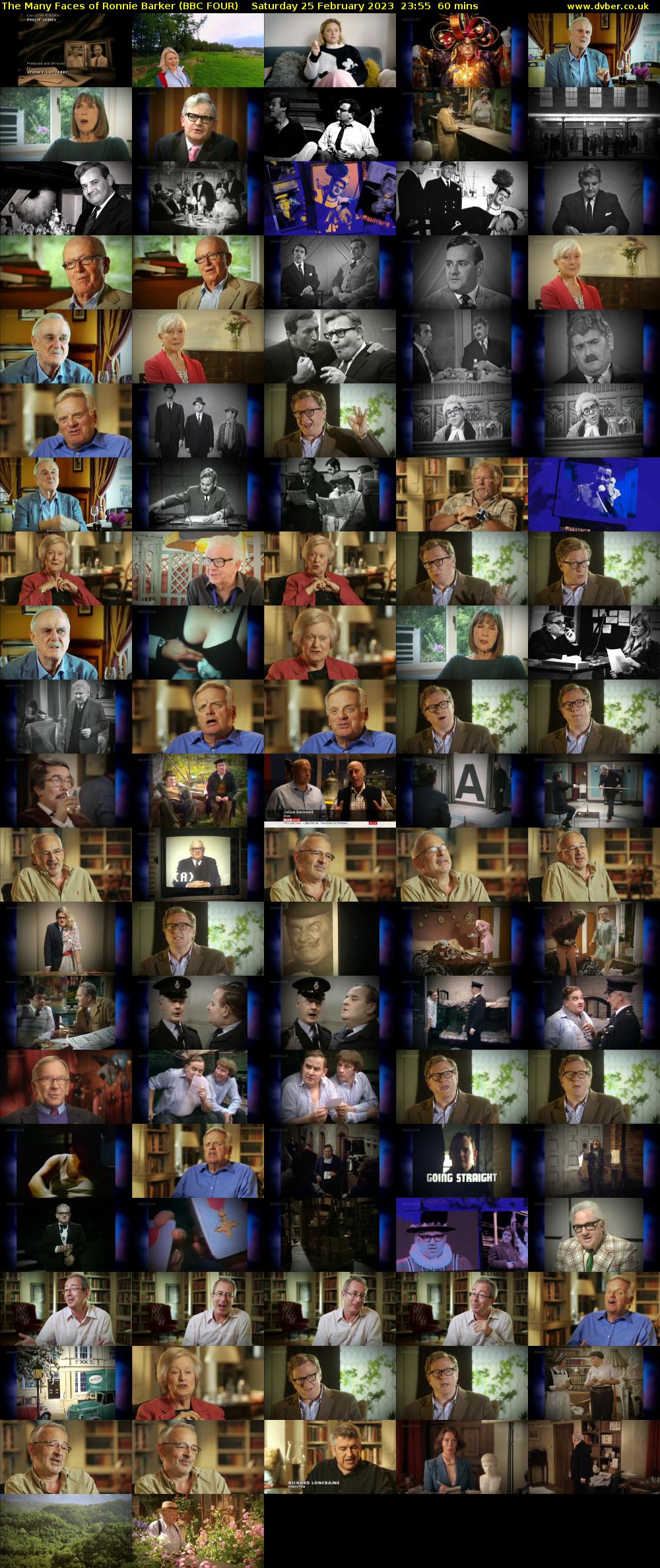 The Many Faces of Ronnie Barker (BBC FOUR) Saturday 25 February 2023 23:55 - 00:55