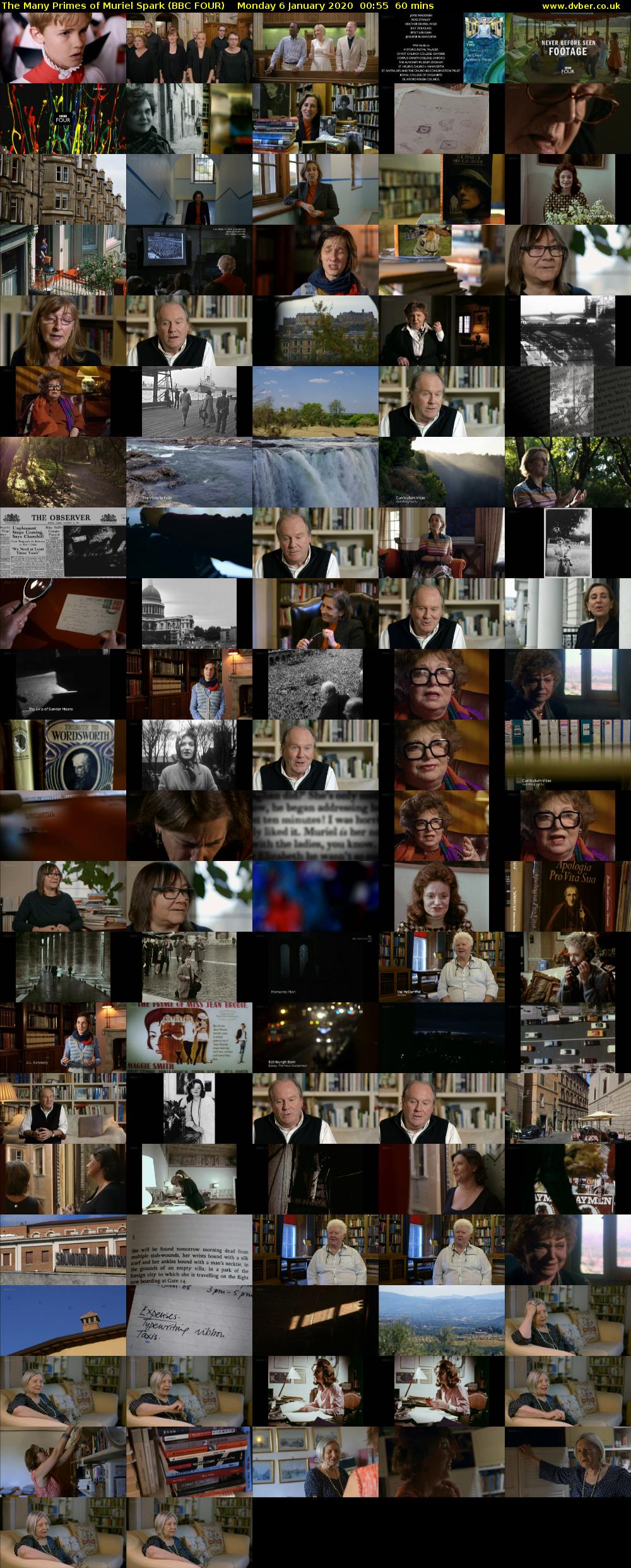The Many Primes of Muriel Spark (BBC FOUR) Monday 6 January 2020 00:55 - 01:55