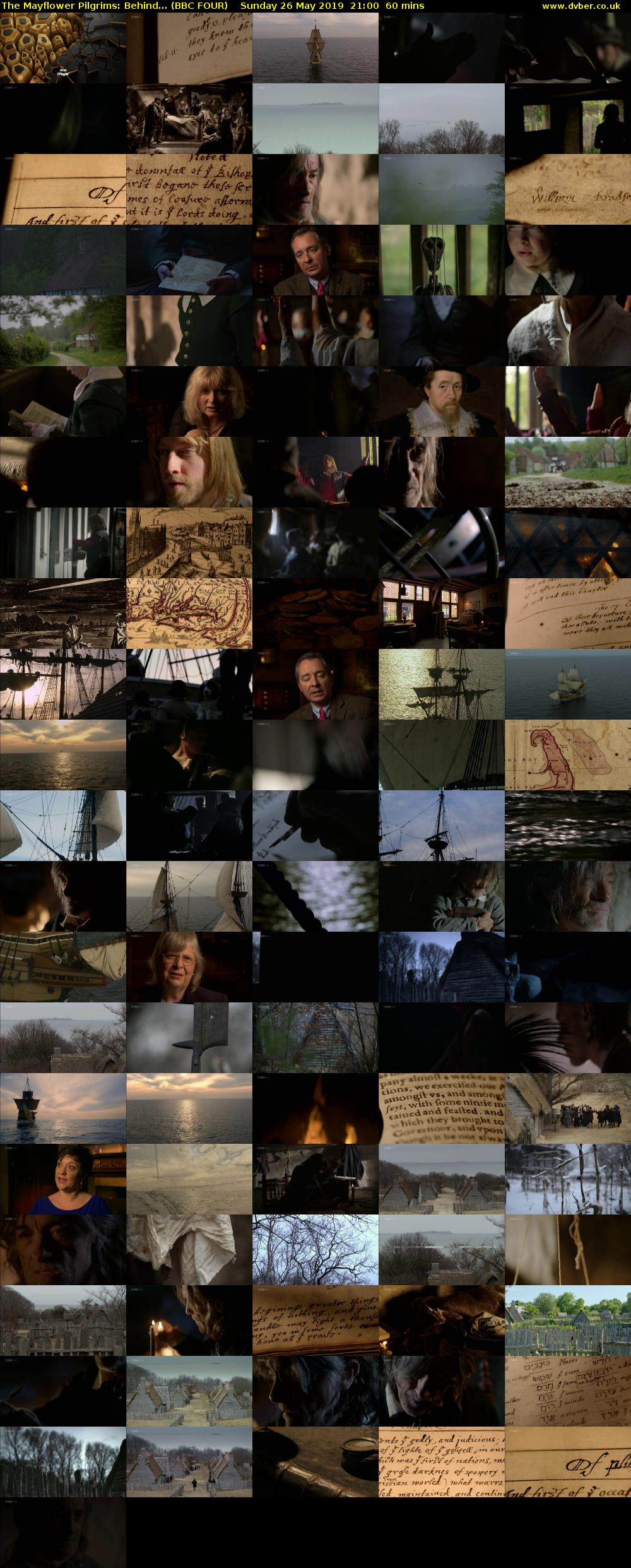 The Mayflower Pilgrims: Behind... (BBC FOUR) Sunday 26 May 2019 21:00 - 22:00