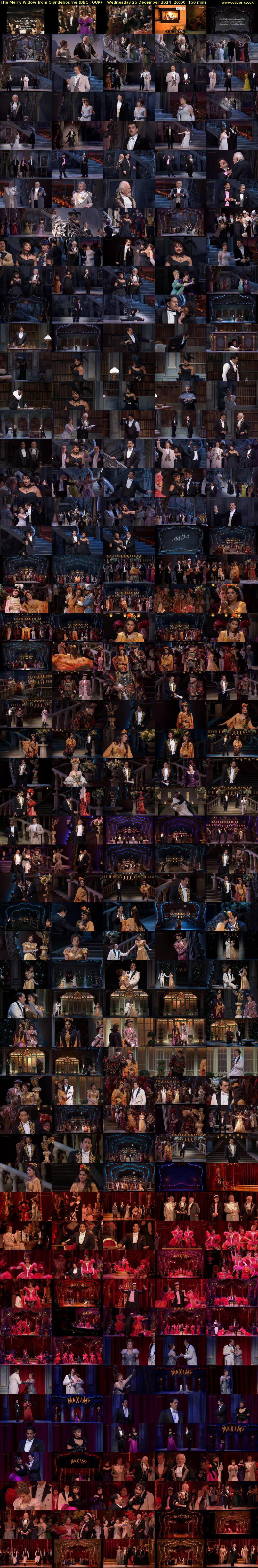 The Merry Widow from Glyndebourne (BBC FOUR) Wednesday 25 December 2024 20:00 - 22:30