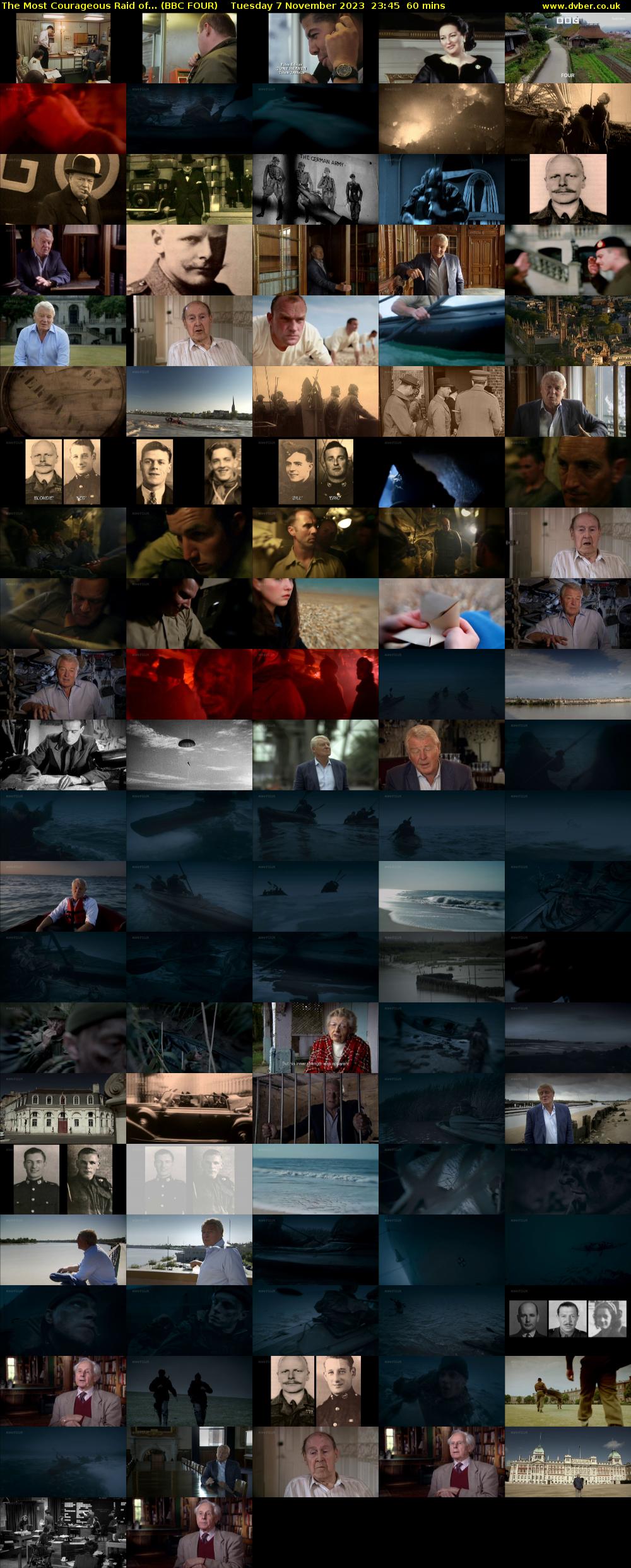 The Most Courageous Raid of... (BBC FOUR) Tuesday 7 November 2023 23:45 - 00:45