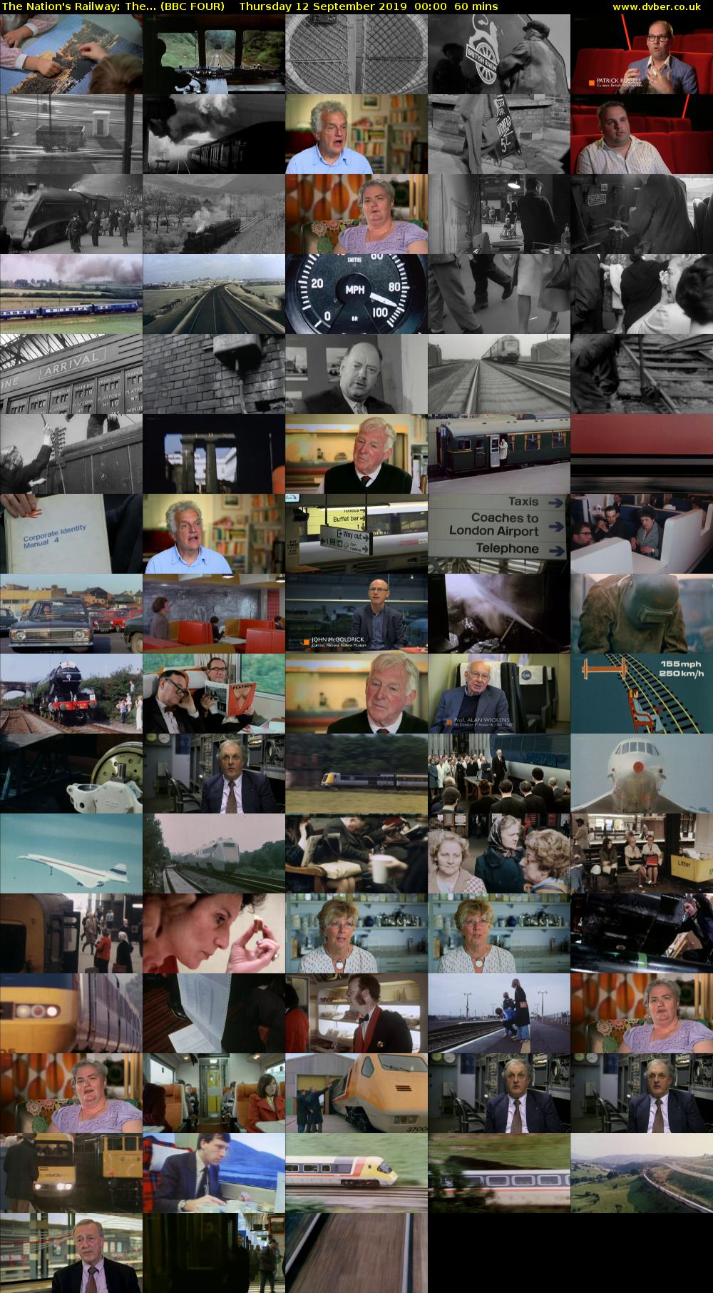 The Nation's Railway: The... (BBC FOUR) Thursday 12 September 2019 00:00 - 01:00