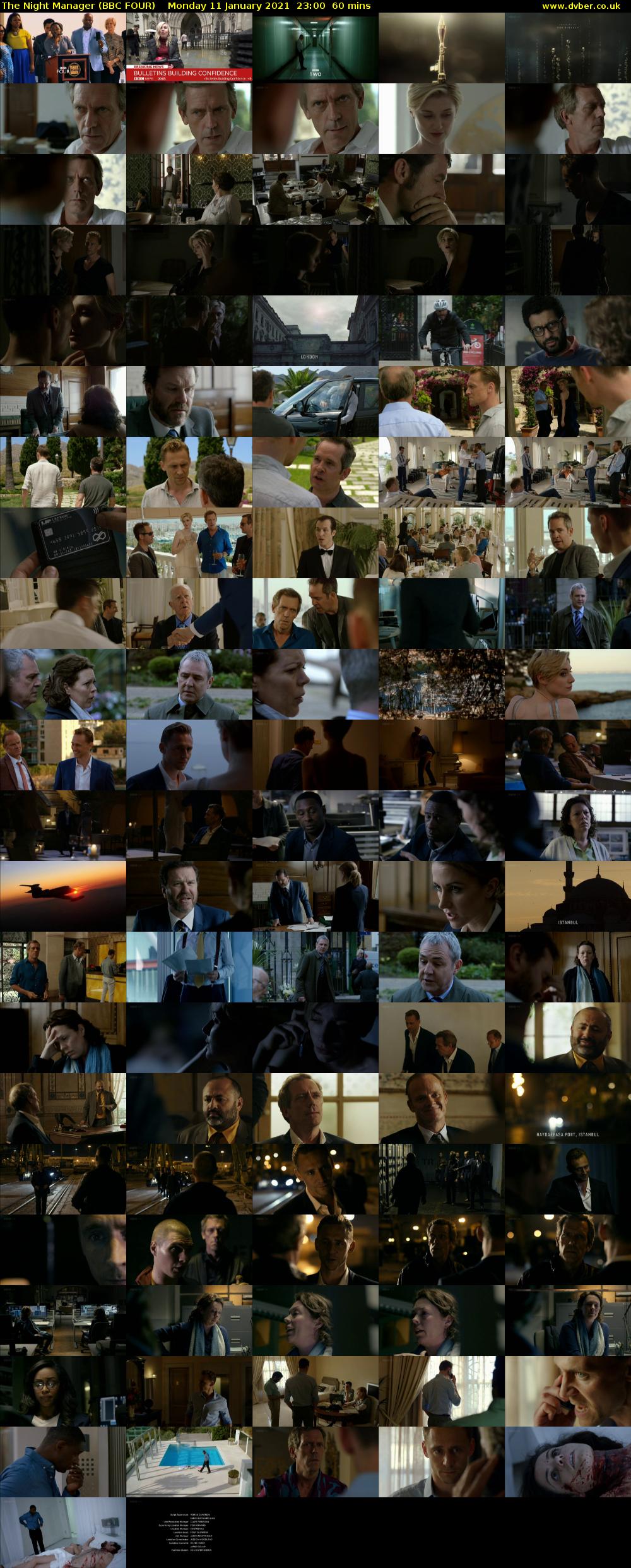 The Night Manager (BBC FOUR) Monday 11 January 2021 23:00 - 00:00