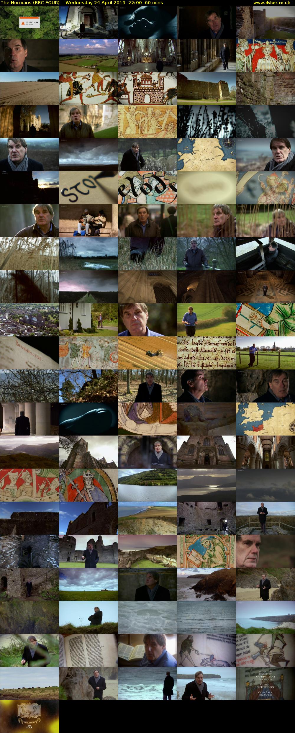 The Normans (BBC FOUR) Wednesday 24 April 2019 22:00 - 23:00