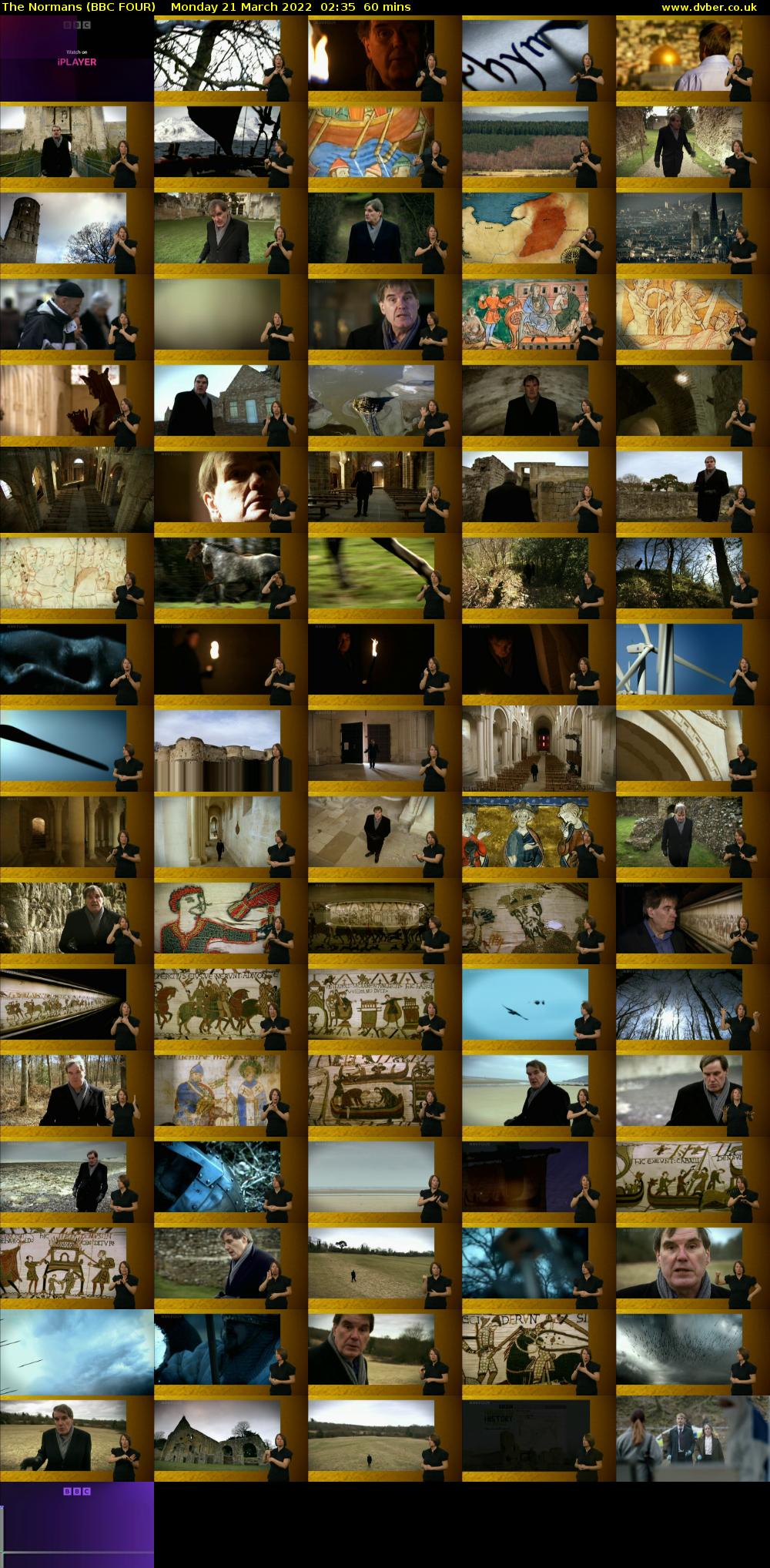 The Normans (BBC FOUR) Monday 21 March 2022 02:35 - 03:35