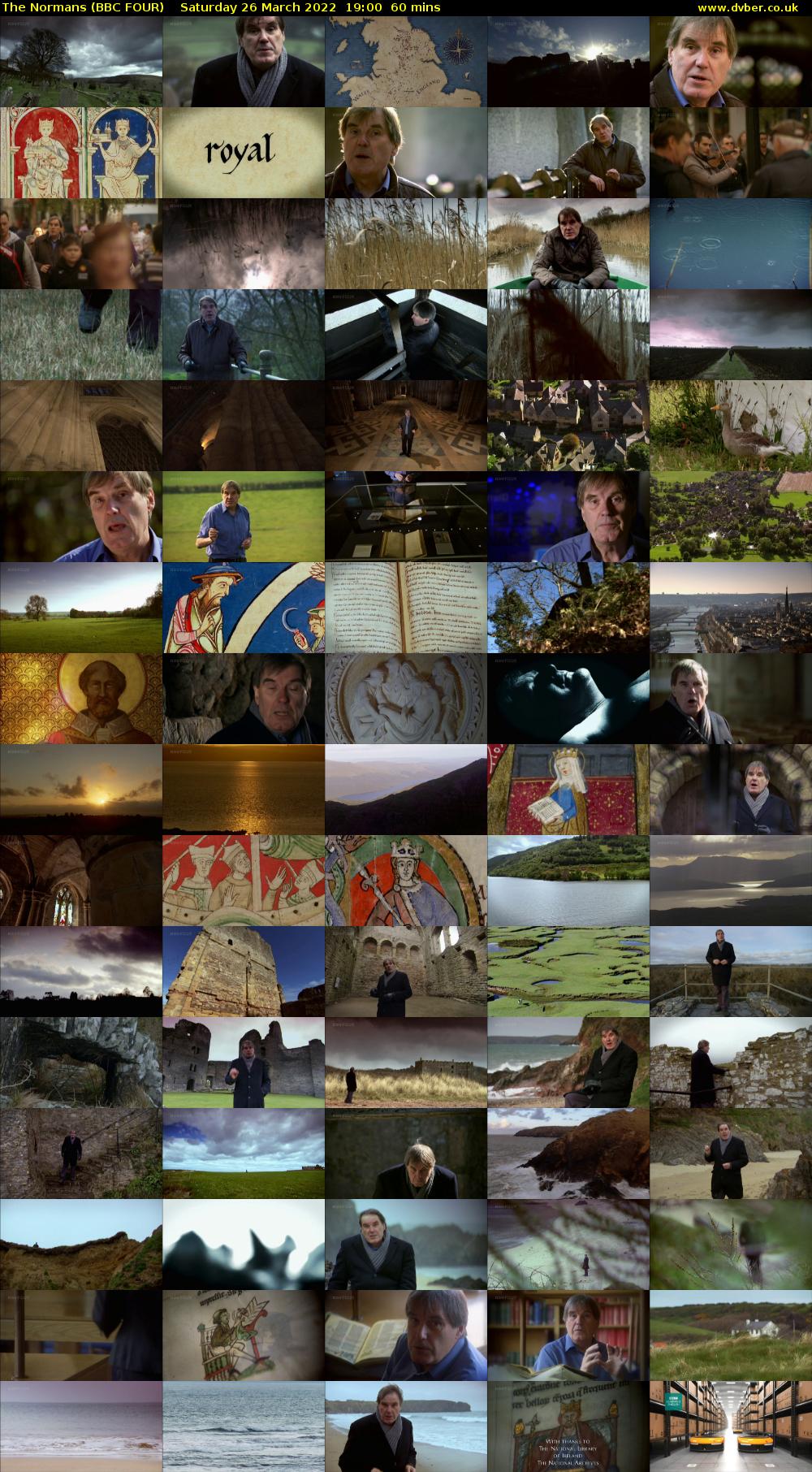 The Normans (BBC FOUR) Saturday 26 March 2022 19:00 - 20:00