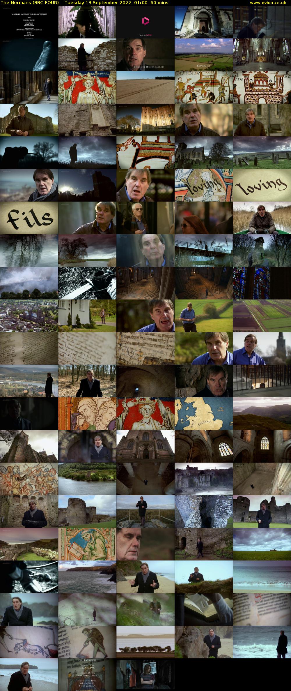 The Normans (BBC FOUR) Tuesday 13 September 2022 01:00 - 02:00