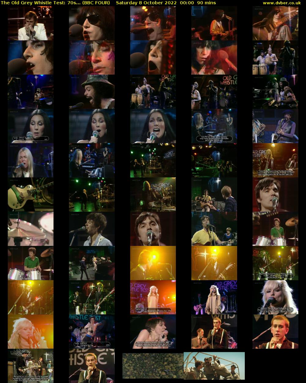 The Old Grey Whistle Test: 70s... (BBC FOUR) Saturday 8 October 2022 00:00 - 01:30