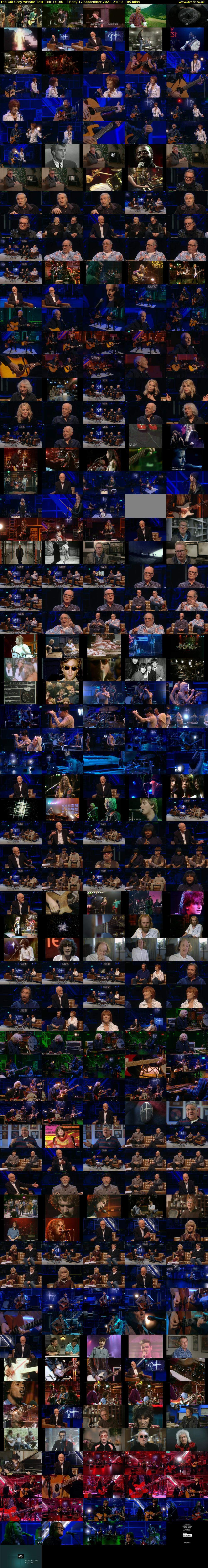 The Old Grey Whistle Test (BBC FOUR) Friday 17 September 2021 21:40 - 00:45