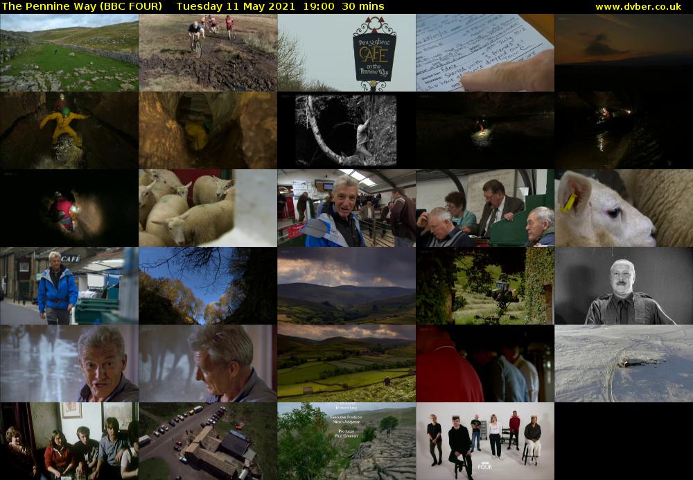 The Pennine Way (BBC FOUR) Tuesday 11 May 2021 19:00 - 19:30