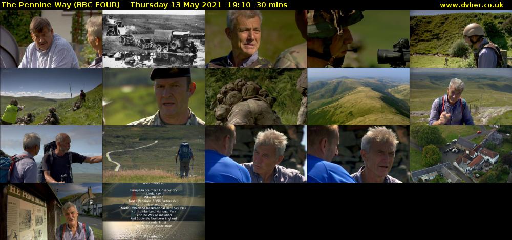 The Pennine Way (BBC FOUR) Thursday 13 May 2021 19:10 - 19:40