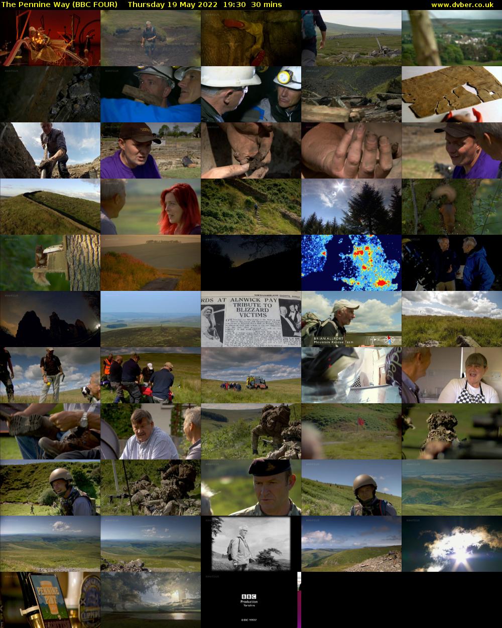 The Pennine Way (BBC FOUR) Thursday 19 May 2022 19:30 - 20:00