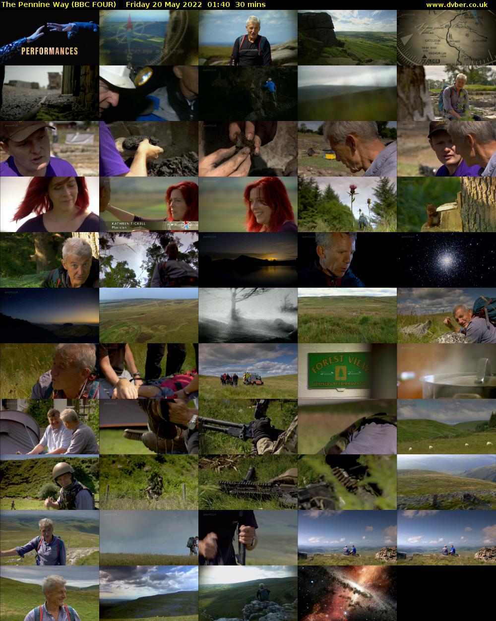 The Pennine Way (BBC FOUR) Friday 20 May 2022 01:40 - 02:10