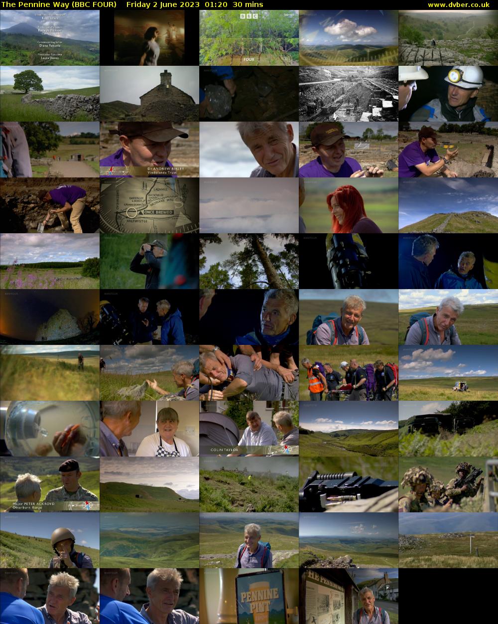 The Pennine Way (BBC FOUR) Friday 2 June 2023 01:20 - 01:50